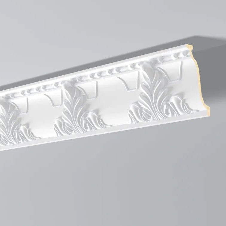 Z7 ARSTYL® 2M NMC Ceiling coving on the grey ceiling | DecorMania UK